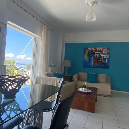 Blue View Apartment Patras Bagian luar foto