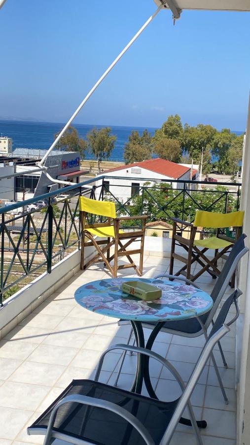 Blue View Apartment Patras Bagian luar foto